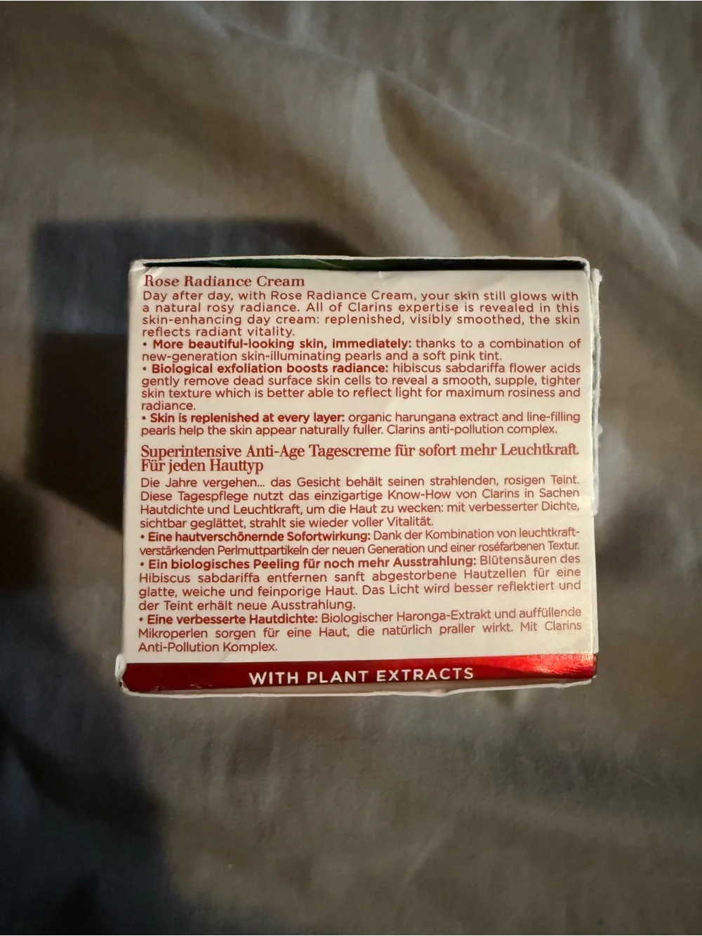 Clarins Rose Radiance Cream